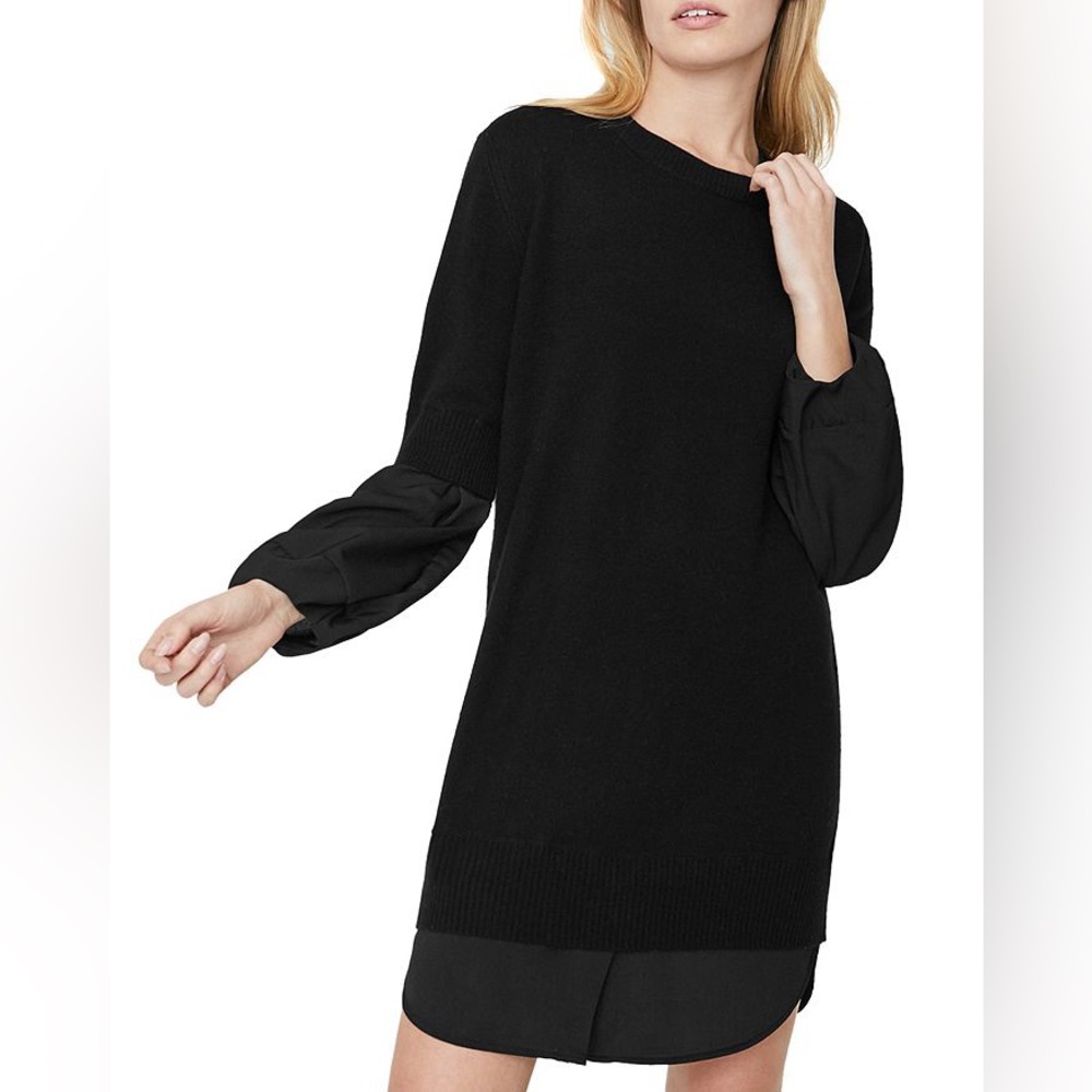Brochu Walker Ebella Layered Looker Dress Black M